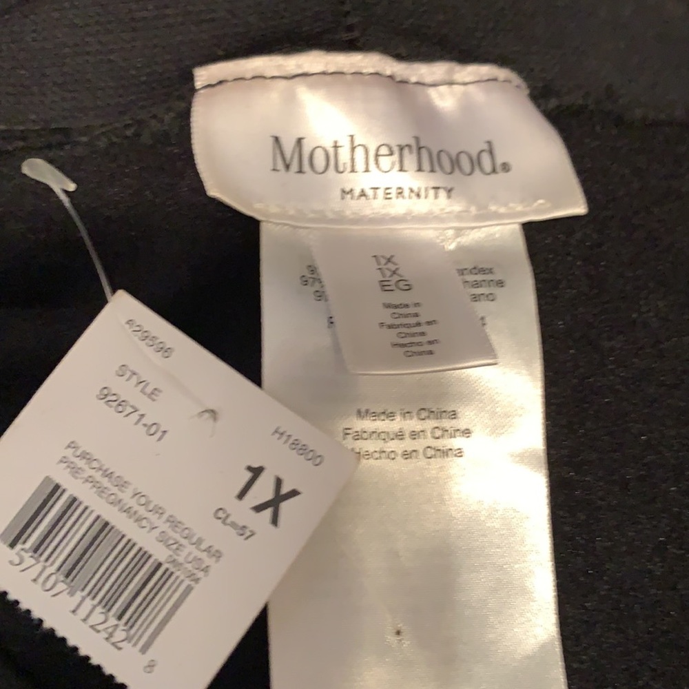 Motherhood Maternity Leggings NWT size 1x - Picture 2 of 5